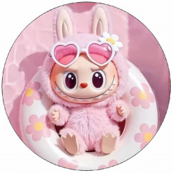 Jedlý papír Labubu v bazéně 19,5cm