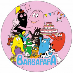 Jedlý papír Barbapapa 19,5cm