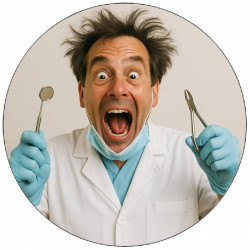 Jedlý papír zubař 19,5cm