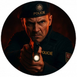 Jedlý papír policie v akci 19,5cm