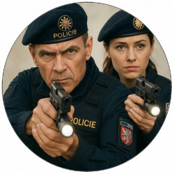 Jedlý papír policie kryj mi záda 19,5cm