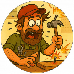 Jedlý papír kutil 19,5cm