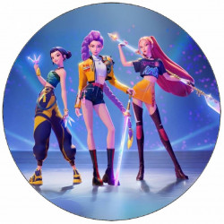 Jedlý papír K-pop Lovkyně démonů 19,5cm