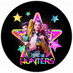 Jedlý papír K-pop Lovkyně démonů anime 19,5cm