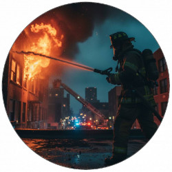 Jedlý papír hasič v noci 19,5 cm - Pictu Hap