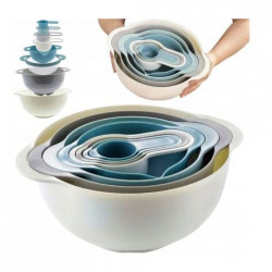 Sada 8 dílů misky, odměrky, cedníky