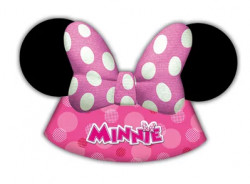 Papírové párty čepičky Minnie 6ks