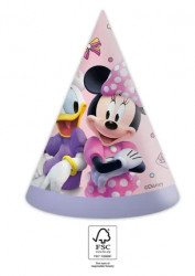 Papírové párty čepičky Minnie a Daisy 6ks
