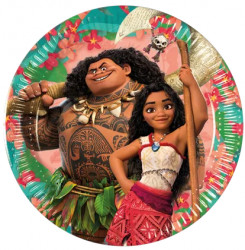 Papírové talíře Moana 19,5cm 8ks