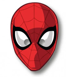 Papírové masky Spiderman 6ks