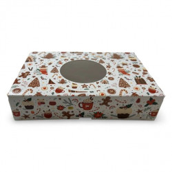 Krabička na cukroví vánoční 22x15x5cm