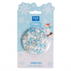 Vánoční zdobení sněhové vločky 25g