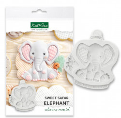 Silikonová formička slon