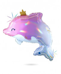 Nafukovací balónek zářící delfín 69 cm