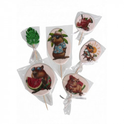 Cukrová dekorace  Kapibara relax TOP