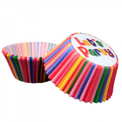 Cukrářský košíček barevné lets party 50x30mm 50ks