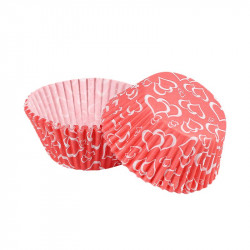 Cukrářský košíček srdíčka 50x30mm 1000ks