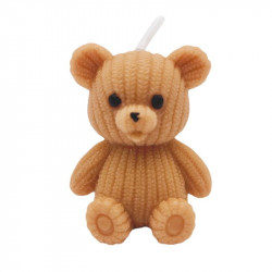 Svíčka medvídek 42 x 36 x 26 mm