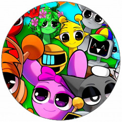 Jedlý papír Sprunki all 19,5 cm