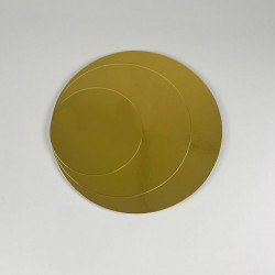 Podložka dortová 30cm zlatá