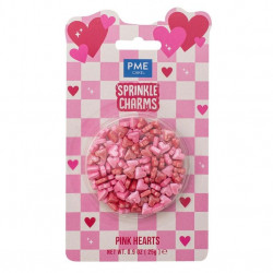 Cukrové zdobení srdce 8,5x9mm, 25g