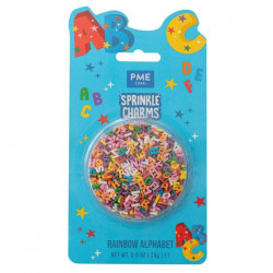 Cukrová písmenka 7mm, 25g